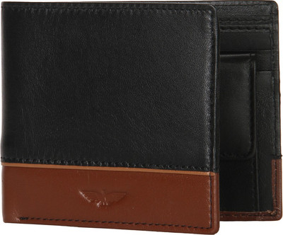 

Park Avenue Men Black Genuine Leather Wallet(3 Card Slots)