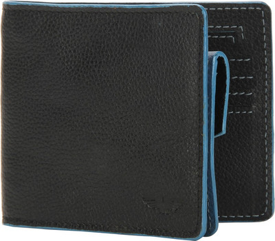 

Park Avenue Men Black Genuine Leather Wallet(3 Card Slots)