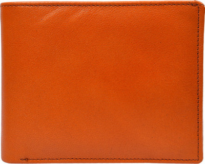

Printz Men Tan Genuine Leather Wallet(10 Card Slots)