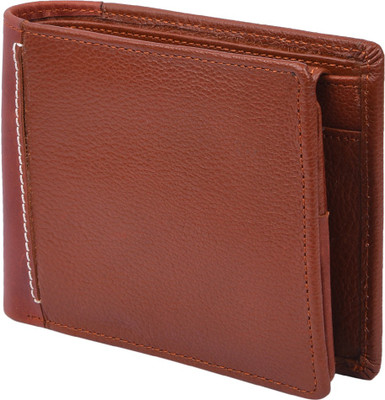 

Chappie Moustache Men Tan Genuine Leather Wallet(8 Card Slots)