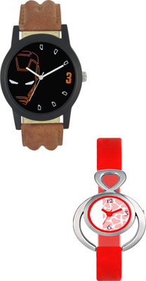 SRK ENTERPRISE Muticolor Couple With Stylish And Designer Dial 034 Watch  - For Men & Women   Watches  (SRK ENTERPRISE)