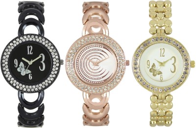 Shivam Retail SR-03 Stylish Three Different Shade Watch  - For Girls   Watches  (Shivam Retail)