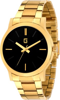 Geonardo GDM033 Amaze Black Dial Golden Watch  - For Men   Watches  (Geonardo)