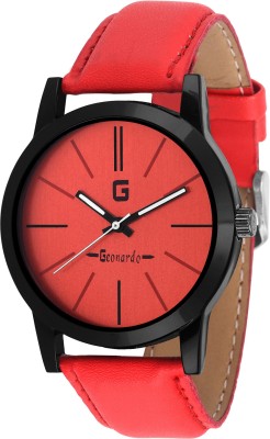 Geonardo GDM031 Roster Red Dial Designer Sports Watch  - For Men   Watches  (Geonardo)