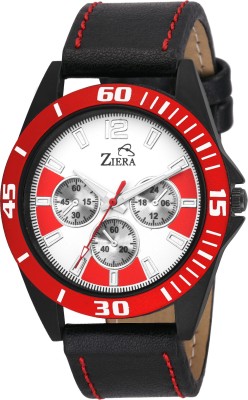ZIERA ZR7034 CLUE LEATHER STRAP STYLISH Watch  - For Men   Watches  (Ziera)
