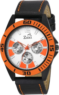 ZIERA ZR7035 CLUE LEATHER STRAP STYLISH Watch  - For Men   Watches  (Ziera)