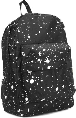 

People P42BAG099962555 18.5 L Backpack(Black, White), Jet black