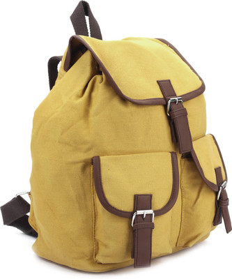 

People P42539BAG799999 18.5 L Backpack(Yellow, Brown), Navy