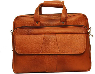

ALB Leather office Bag -(Tan) Messenger Bag(Brown, 8 inch)