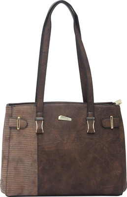 

Esbeda Lizard Texture Shoulder Bag(Brown, 5)