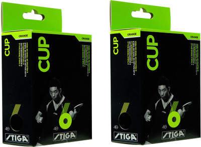 

Stiga Cup Table Table Tennis Ball(Pack of 12, Orange)