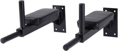 Protoner Wall Mounting Dips Bar Dip Station(Black)