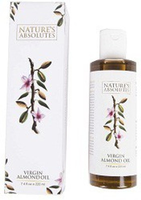 

Nature's Absolutes Sweet Almond Carrier Oil - 200 ml - 100% Pure, Cold-Pressed, Organic . Great As a Baby Oil- (200 ml(200 ml)