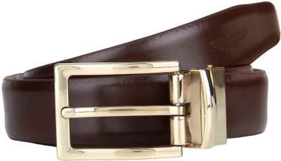 

Park Avenue Men Maroon Genuine Leather Belt, Dark maroon