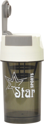 

mega star 500 ml Shaker, Sipper (Pack of 1, white) 500 ml Shaker(Pack of 1, White)