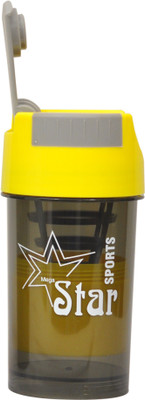 

mega star 500 ml Shaker, Sipper (Pack of 1, yellow) 500 ml Shaker(Pack of 1, Yellow)