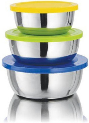 

Capstone Stainless Steel Bowl 1511 Set of 3 Stainless Steel Bowl Set(Multicolor, Pack of 3)