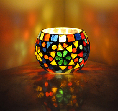 62% OFF on Lal Haveli Decorative Candle Light Stand Glass Tealight Holder(Multicolor, Pack of 1) 62% OFF on Lal Haveli Decorative Candle Light Stand Glass Tealight Holder(Multicolor, Pack of 1)