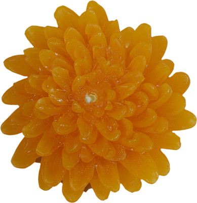

Virgo Creations Dhalia Candle(Orange, Pack of 2)