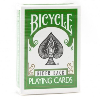 

Bicycle Green Rider Back Playing Cards Standard Edition Deck(Green)