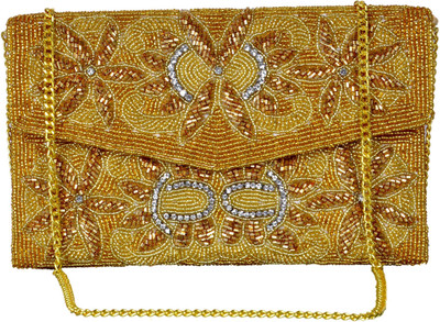 DUCHESS Party Gold Clutch