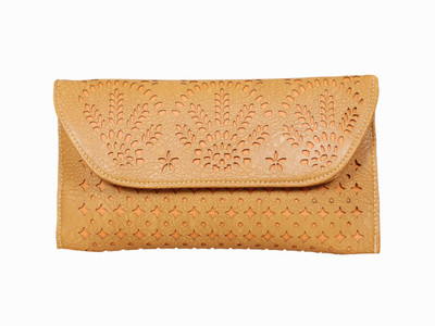

SV Creations Casual Tan Clutch
