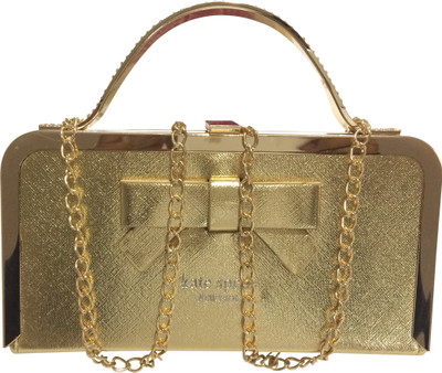 

VEENA Party Gold Clutch