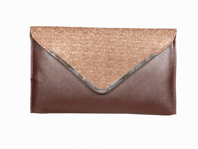 

SV Creations Casual Brown Clutch