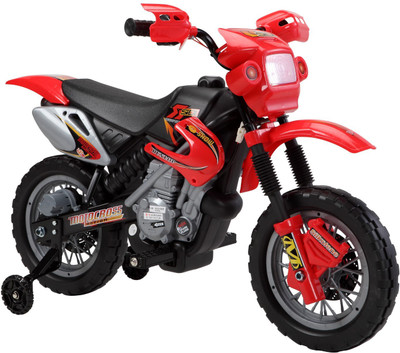 

Toyhouse Moto Bike 6V Rechargeable Bike Battery Operated Ride On(Red)