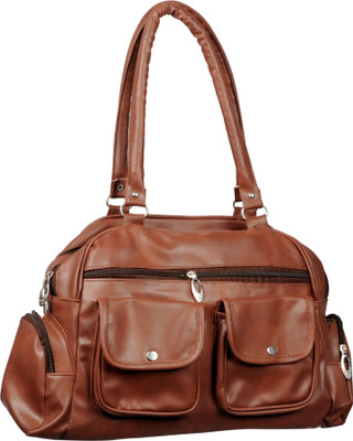 

PAGWIN Hand-held Bag(Brown)