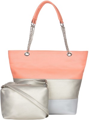 ADISA Women Pink Shoulder Bag(Pack of: 2)
