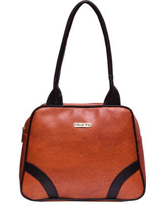 

Fristo Shoulder Bag(Tan, Black), Black;tan