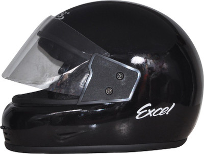 AVS Full Face Solid Plastic Plain Motorbike Helmet(Black) available at flipkart for Rs.499