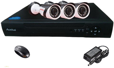 Active Feel Free Life AHD0404HAHD1M3603 4 Channel Home Security Camera