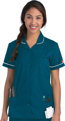 

Dickies 821 Shirt Hospital Scrub(island Blue, Galaxy blue S)