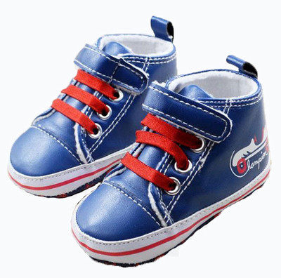 

Baby Bucket Boys Velcro Walking Shoes(Blue