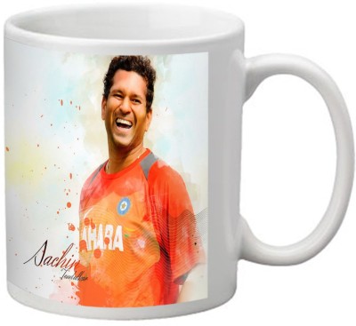 Noozarts Sachin Tendulkar Ceramic Coffee Mug(350)