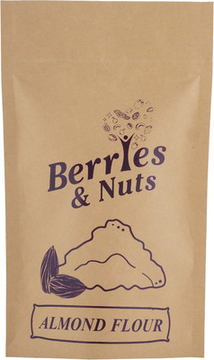 

Berries And Nuts Almond Flour (Badam Powder) 250 Grams Almonds(250 g, Pouch)