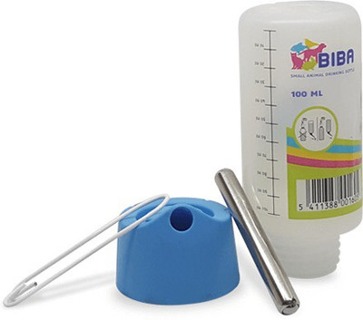

Savic Cylindrical Plastic Pet Bottle(100 ml Blue)