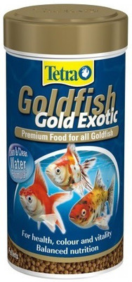 

Tetra Goldfish Gold Exotic (80g/250ml) | Premium Food For All GoldFish For Health, Colour & Vitality Biologically Balanced | (Tetra Pellet) | 80 g Dry Fish Food