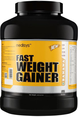 Medisys Weight Gainers/Mass Gainers(3 kg, Banana)