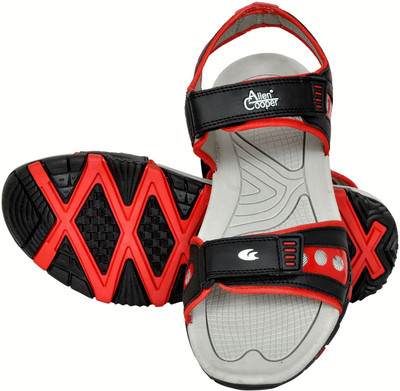 

Allen Cooper Men Black Sandals