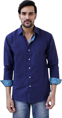 Mango People Men Solid Formal Shirt