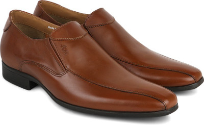 

Carlton London Mr.CL Genuine Leather Slip On For Men, Tan