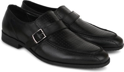 

Carlton London Mr.CL Genuine Leather Slip On For Men, Black