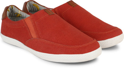 

Provogue Canvas Sneakers For Men(Red