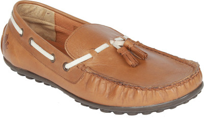 

Salt N Pepper 14-306 Mach2 Almond Off White Boat Shoes For Men(Tan)