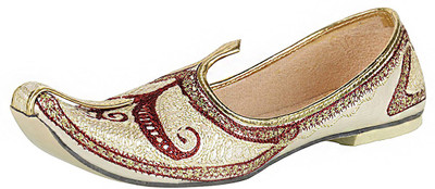 

Ramraj Sherwani Wedding Jutti Slip On For Men(Beige