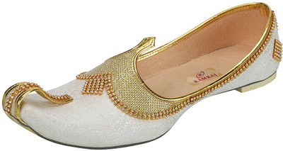 

Ramraj Wedding & Sherwani Slip On For Men(White
