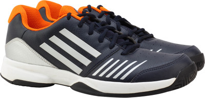 

ADIDAS ALL COURT Tennis Shoes For Men(Multicolor, Night.navy/unity orange/metsil
